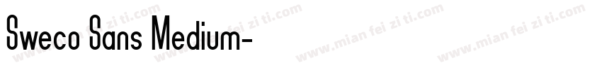 Sweco Sans Medium字体转换